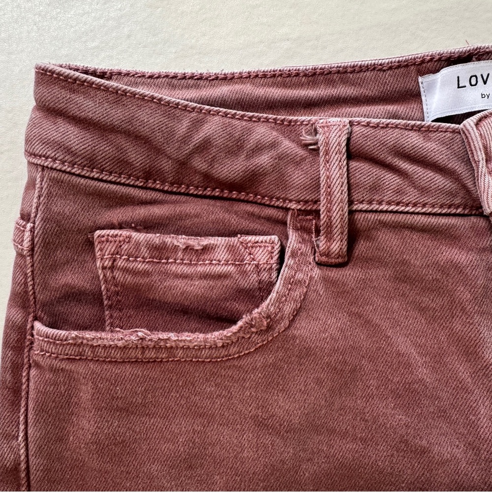LOVERVET by Vervet High-Waist Boot Factory Fade Wine (29/9) - Picture 13 of 17
